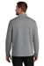 Port Authority K210 Mens Wearever Signature Double Pique 1/4 Zip Sweatshirt Gusty Grey Model Back