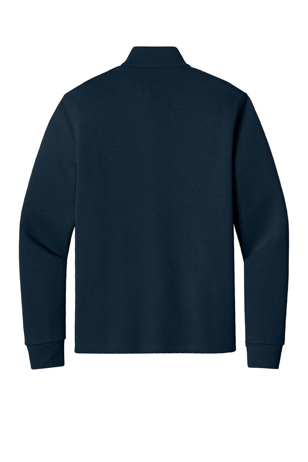 Port Authority K210 Mens Wearever Signature Double Pique 1/4 Zip Sweatshirt River Navy Blue Flat Back