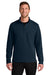 Port Authority K210 Mens Wearever Signature Double Pique 1/4 Zip Sweatshirt River Navy Blue Model Front