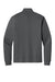 Port Authority K210 Mens Wearever Signature Double Pique 1/4 Zip Sweatshirt Storm Grey Flat Back