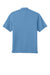Port Authority K240 Mens Wearever Moisture Wicking Pique Short Sleeve Polo Shirt Carolina Blue Flat Back