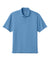 Port Authority K240 Mens Wearever Moisture Wicking Pique Short Sleeve Polo Shirt Carolina Blue Flat Front
