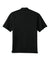 Port Authority K240 Mens Wearever Moisture Wicking Pique Short Sleeve Polo Shirt Deep Black Flat Back