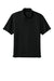 Port Authority K240 Mens Wearever Moisture Wicking Pique Short Sleeve Polo Shirt Deep Black Flat Front
