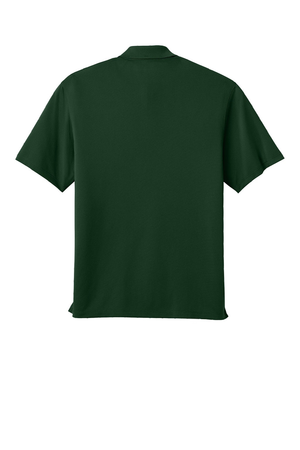 Port Authority K240 Mens Wearever Moisture Wicking Pique Short Sleeve Polo Shirt Deep Forest Green Flat Back
