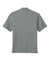 Port Authority K240 Mens Wearever Moisture Wicking Pique Short Sleeve Polo Shirt Gusty Grey Flat Back
