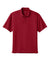 Port Authority K240 Mens Wearever Moisture Wicking Pique Short Sleeve Polo Shirt Rich Red Flat Front