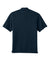 Port Authority K240 Mens Wearever Moisture Wicking Pique Short Sleeve Polo Shirt River Navy Blue Flat Back