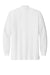 Port Authority K321 Mens Long Sleeve Mock Neck T-Shirt White Flat Back