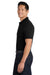 Port Authority K420P Mens Shrink Resistant Short Sleeve Polo Shirt w/ Pocket Black Model Side