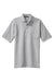 Port Authority K420P Mens Shrink Resistant Short Sleeve Polo Shirt w/ Pocket Oxford Grey Flat Front
