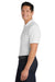 Port Authority K420P Mens Shrink Resistant Short Sleeve Polo Shirt w/ Pocket White Model Side