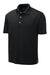 Sport-Tek K469/TK469 Mens Dri-Mesh Moisture Wicking Short Sleeve Polo Shirt Black Flat Front