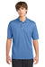 Sport-Tek K469/TK469 Mens Dri-Mesh Moisture Wicking Short Sleeve Polo Shirt Blueberry Model Front