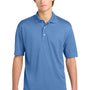 Sport-Tek Mens Dri-Mesh Moisture Wicking Short Sleeve Polo Shirt - Blueberry