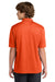 Sport-Tek K469/TK469 Mens Dri-Mesh Moisture Wicking Short Sleeve Polo Shirt Bright Orange Model Back