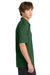 Sport-Tek K469/TK469 Mens Dri-Mesh Moisture Wicking Short Sleeve Polo Shirt Forest Green Model Side