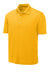 Sport-Tek K469/TK469 Mens Dri-Mesh Moisture Wicking Short Sleeve Polo Shirt Gold Flat Front