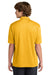 Sport-Tek K469/TK469 Mens Dri-Mesh Moisture Wicking Short Sleeve Polo Shirt Gold Model Back