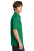 Sport-Tek K469/TK469 Mens Dri-Mesh Moisture Wicking Short Sleeve Polo Shirt Kelly Green Model Side