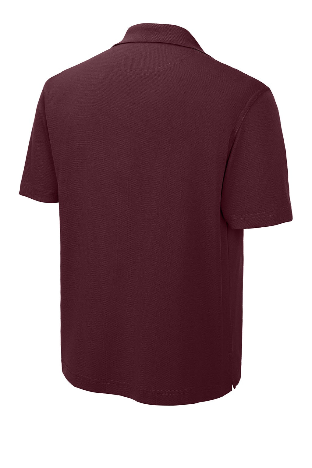 Sport-Tek K469/TK469 Mens Dri-Mesh Moisture Wicking Short Sleeve Polo Shirt Maroon Flat Back