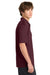 Sport-Tek K469/TK469 Mens Dri-Mesh Moisture Wicking Short Sleeve Polo Shirt Maroon Model Side