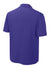 Sport-Tek K469/TK469 Mens Dri-Mesh Moisture Wicking Short Sleeve Polo Shirt Purple Flat Back