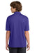 Sport-Tek K469/TK469 Mens Dri-Mesh Moisture Wicking Short Sleeve Polo Shirt Purple Model Back