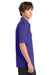 Sport-Tek K469/TK469 Mens Dri-Mesh Moisture Wicking Short Sleeve Polo Shirt Purple Model Side