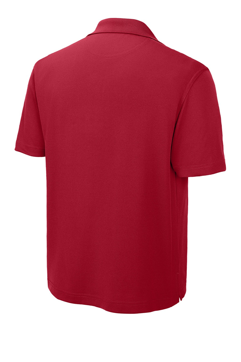 Sport-Tek K469/TK469 Mens Dri-Mesh Moisture Wicking Short Sleeve Polo Shirt Red Flat Back
