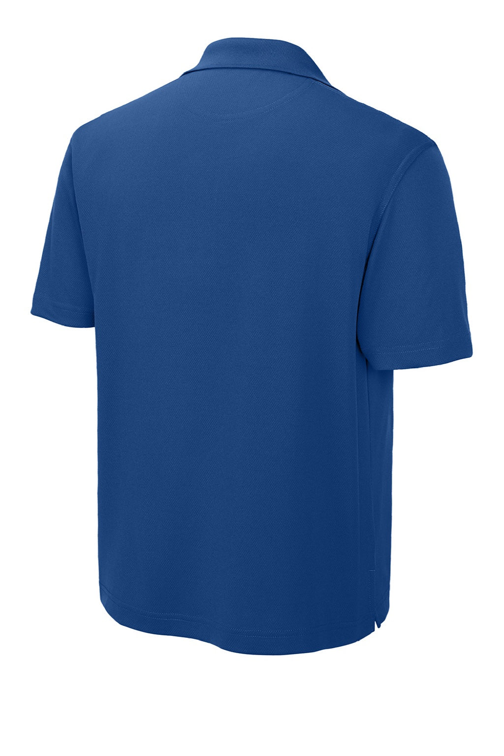 Sport-Tek K469/TK469 Mens Dri-Mesh Moisture Wicking Short Sleeve Polo Shirt Royal Blue Flat Back