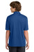 Sport-Tek K469/TK469 Mens Dri-Mesh Moisture Wicking Short Sleeve Polo Shirt Royal Blue Model Back