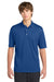 Sport-Tek K469/TK469 Mens Dri-Mesh Moisture Wicking Short Sleeve Polo Shirt Royal Blue Model Front