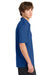 Sport-Tek K469/TK469 Mens Dri-Mesh Moisture Wicking Short Sleeve Polo Shirt Royal Blue Model Side