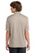 Sport-Tek K469/TK469 Mens Dri-Mesh Moisture Wicking Short Sleeve Polo Shirt Sandstone Model Back