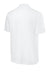 Sport-Tek K469/TK469 Mens Dri-Mesh Moisture Wicking Short Sleeve Polo Shirt White Flat Back