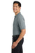Port Authority K500P/TLK500P Mens Silk Touch Wrinkle Resistant Short Sleeve Polo Shirt w/ Pocket Cool Grey Model Side