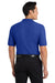Port Authority K500P/TLK500P Mens Silk Touch Wrinkle Resistant Short Sleeve Polo Shirt w/ Pocket Royal Blue Model Back