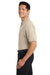 Port Authority K500P/TLK500P Mens Silk Touch Wrinkle Resistant Short Sleeve Polo Shirt w/ Pocket Stone Model Side