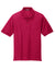 Port Authority K500P/TLK500P Mens Silk Touch Wrinkle Resistant Short Sleeve Polo Shirt w/ Pocket Red Flat Front