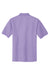 Port Authority K500/TLK500/K500ES Mens Silk Touch Wrinkle Resistant Short Sleeve Polo Shirt Bright Lavender Purple Flat Back