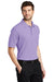Port Authority K500/TLK500/K500ES Mens Silk Touch Wrinkle Resistant Short Sleeve Polo Shirt Bright Lavender Purple Model 3q