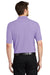 Port Authority K500/TLK500/K500ES Mens Silk Touch Wrinkle Resistant Short Sleeve Polo Shirt Bright Lavender Purple Model Back