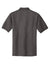 Port Authority K500/TLK500/K500ES Mens Silk Touch Wrinkle Resistant Short Sleeve Polo Shirt Heather Charcoal Grey Flat Back