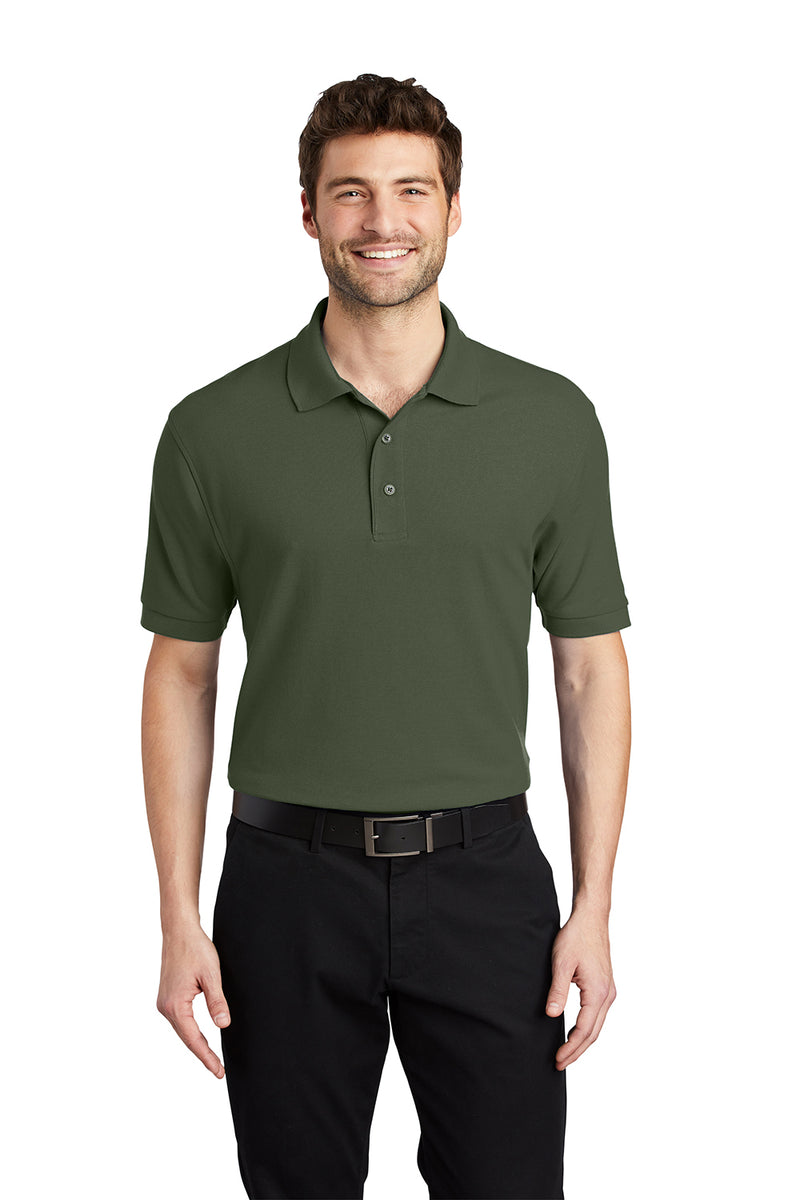 Port Authority K500ES Extended Size Silk Touch Polo - Clover Green 9XL Port Authority K500ES Extended Size Silk Touch Polo - Clover Green 9XL
