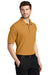 Port Authority K500/TLK500/K500ES Mens Silk Touch Wrinkle Resistant Short Sleeve Polo Shirt Gold Model 3q