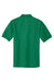Port Authority K500/TLK500/K500ES Mens Silk Touch Wrinkle Resistant Short Sleeve Polo Shirt Kelly Green Flat Back