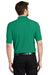 Port Authority K500/TLK500/K500ES Mens Silk Touch Wrinkle Resistant Short Sleeve Polo Shirt Kelly Green Model Back