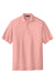 Port Authority K500/TLK500/K500ES Mens Silk Touch Wrinkle Resistant Short Sleeve Polo Shirt Light Pink Flat Front