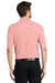 Port Authority K500/TLK500/K500ES Mens Silk Touch Wrinkle Resistant Short Sleeve Polo Shirt Light Pink Model Back